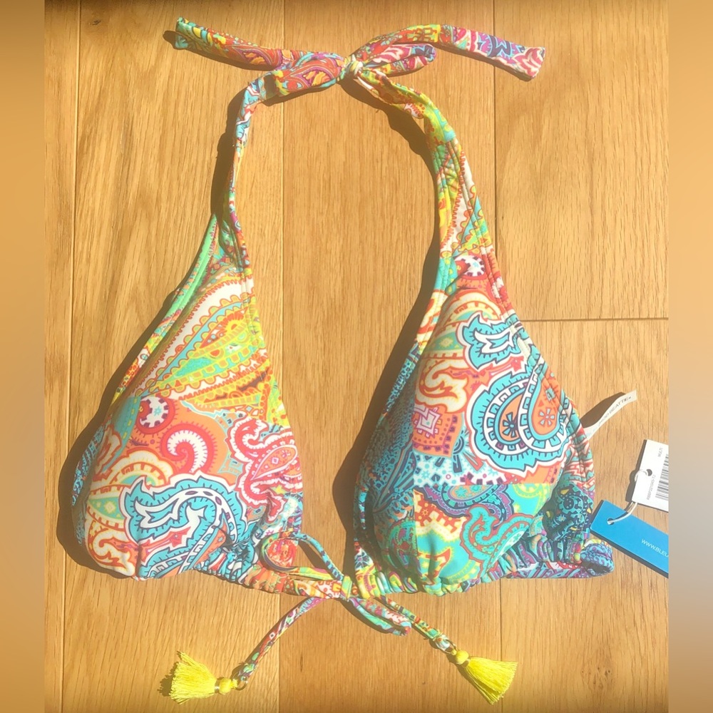 Bleu by Rod Beattie Bohemian Paradise Bikini 2 Piece Swimsuit Sz 12 - Picture 5 of 8